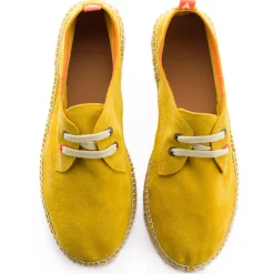 Abarca Shoes Alpargatas De Verano^Blucher Piel Limon