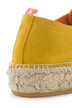 Abarca Shoes Alpargatas De Verano^Blucher Piel Limon