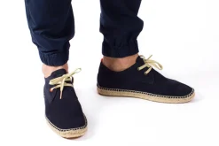 Abarca Shoes Alpargatas Con Cordones^Blucher Piel Marino 19