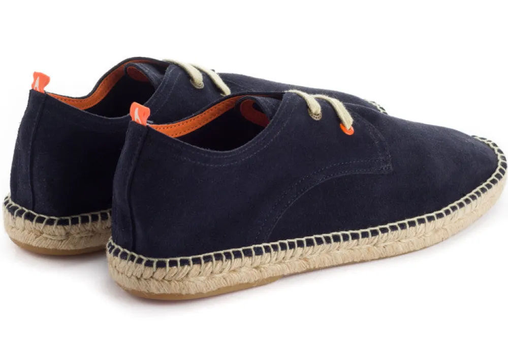 Abarca Shoes Alpargatas Blucher^Blucher Piel Marino 19