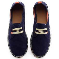 Abarca Shoes Alpargatas Con Cordones^Blucher Piel Marino 19