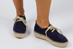 Abarca Shoes Alpargatas Con Cordones^Blucher Piel Marino 19