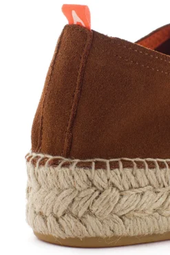 Abarca Shoes Alpargatas De Verano^Blucher Piel Marron 294