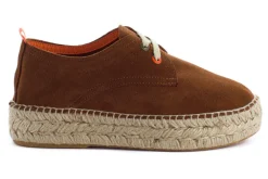 Abarca Shoes Alpargatas Con Cordones^Blucher Piel Marron 294
