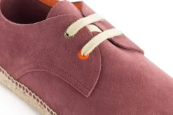 Abarca Shoes Alpargatas De Verano^Blucher Piel Morado