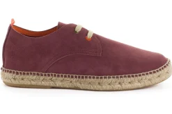 Abarca Shoes Alpargatas Con Cordones^Blucher Piel Morado