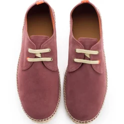 Abarca Shoes Alpargatas Con Cordones^Blucher Piel Morado