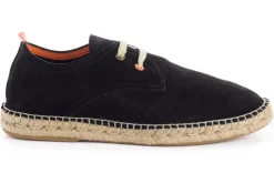 Abarca Shoes Alpargatas Blucher^Blucher Piel Negro