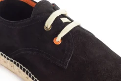 Abarca Shoes Alpargatas Blucher^Blucher Piel Negro