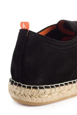 Abarca Shoes Alpargatas Blucher^Blucher Piel Negro