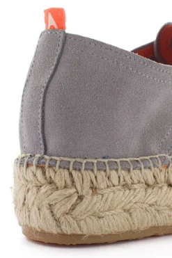 Abarca Shoes Alpargatas De Verano^Blucher Piel Perla 823