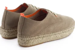 Abarca Shoes Alpargatas Con Cordones^Blucher Piel Piedra