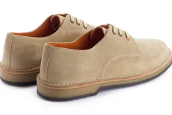 Abarca Shoes Zapatos De Piel^Blucher Piel Serraje Beige