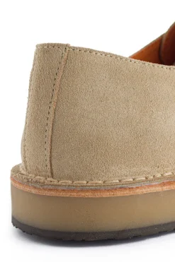 Abarca Shoes Zapatos De Piel^Blucher Piel Serraje Beige