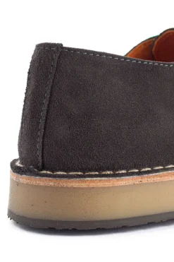 Abarca Shoes Zapatos De Piel^Blucher Piel Serraje Gris