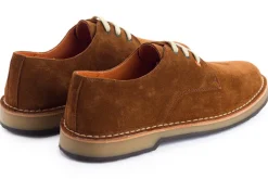 Abarca Shoes Zapatos Blucher^Blucher Piel Serraje Marron