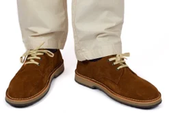 Abarca Shoes Zapatos Blucher^Blucher Piel Serraje Marron