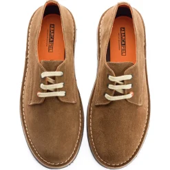 Abarca Shoes Zapatos Blucher^Blucher Piel Serraje Tierra