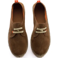 Abarca Shoes Alpargatas Con Cordones^Blucher Piel Tierra