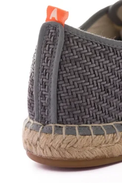 Abarca Shoes Alpargatas De Verano^Blucher Rafia Gris