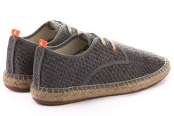 Abarca Shoes Alpargatas De Verano^Blucher Rafia Gris