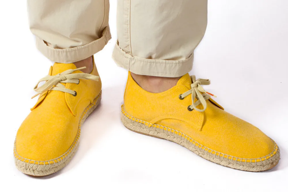 Abarca Shoes Alpargatas Blucher^Blucher Terra Amarillo