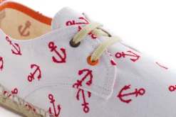 Abarca Shoes Alpargatas Con Cordones^Blucher Terra Anclas Blanco