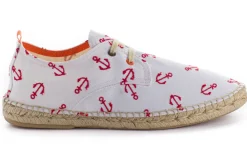 Abarca Shoes Alpargatas Blucher^Blucher Terra Anclas Blanco