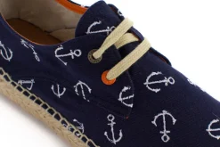 Abarca Shoes Alpargatas De Verano^Blucher Terra Anclas Marino