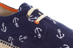 Abarca Shoes Alpargatas Blucher^Blucher Terra Anclas Marino