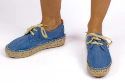 Abarca Shoes Alpargatas De Verano^Blucher Terra Azul