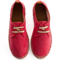 Abarca Shoes Alpargatas Con Cordones^Blucher Terra Bermellon