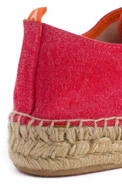 Abarca Shoes Alpargatas Con Cordones^Blucher Terra Bermellon