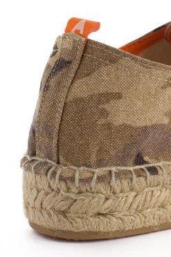 Abarca Shoes Alpargatas Con Cordones^Blucher Terra Camuflaje Camel