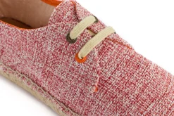 Abarca Shoes Alpargatas De Verano^Blucher Terra Casa Blanca Rojo