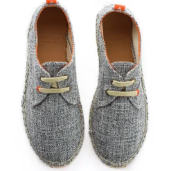 Abarca Shoes Alpargatas De Verano^Blucher Terra Casa Blanca Negro