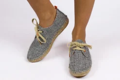 Abarca Shoes Alpargatas De Verano^Blucher Terra Casa Blanca Negro