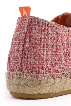 Abarca Shoes Alpargatas Con Cordones^Blucher Terra Casa Blanca Rojo