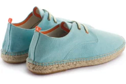 Abarca Shoes Alpargatas Con Cordones^Blucher Terra Celeste