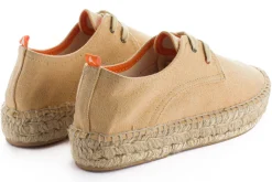 Abarca Shoes Alpargatas De Verano^Blucher Terra Crema