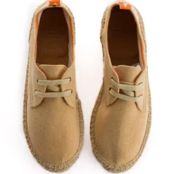 Abarca Shoes Alpargatas Con Cordones^Blucher Terra Crema