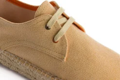 Abarca Shoes Alpargatas Con Cordones^Blucher Terra Crema