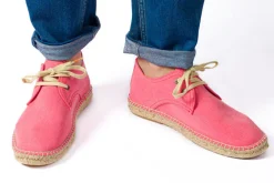 Abarca Shoes Alpargatas Con Cordones^Blucher Terra Geranio