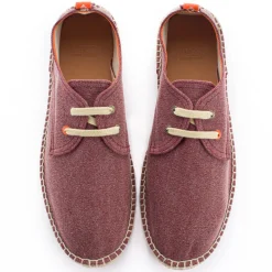 Abarca Shoes Alpargatas Con Cordones^Blucher Terra Granate