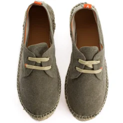 Abarca Shoes Alpargatas Con Cordones^Blucher Terra Kaki