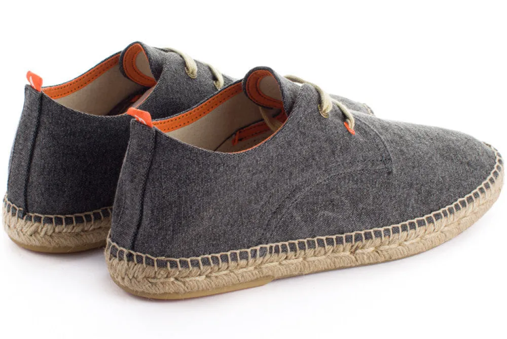 Abarca Shoes Alpargatas Blucher^Blucher Terra Negro