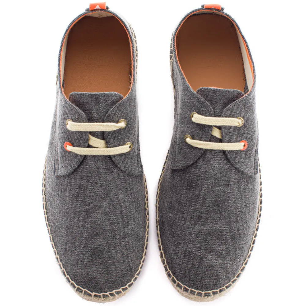 Abarca Shoes Alpargatas Blucher^Blucher Terra Negro