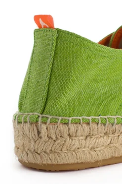 Abarca Shoes Alpargatas Con Cordones^Blucher Terra Pistacho
