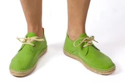 Abarca Shoes Alpargatas De Verano^Blucher Terra Pistacho