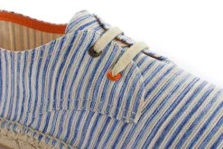 Abarca Shoes Alpargatas De Verano^Blucher Terra Rayas Azules